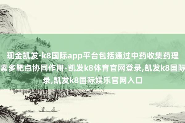 现金凯发·k8国际app平台包括通过中药收集药理学细目其多因素多靶点协同作用-凯发k8体育官网登录,凯发k8国际娱乐官网入口
