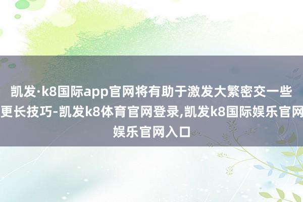 凯发·k8国际app官网将有助于激发大繁密交一些、交更长技巧-凯发k8体育官网登录,凯发k8国际娱乐官网入口