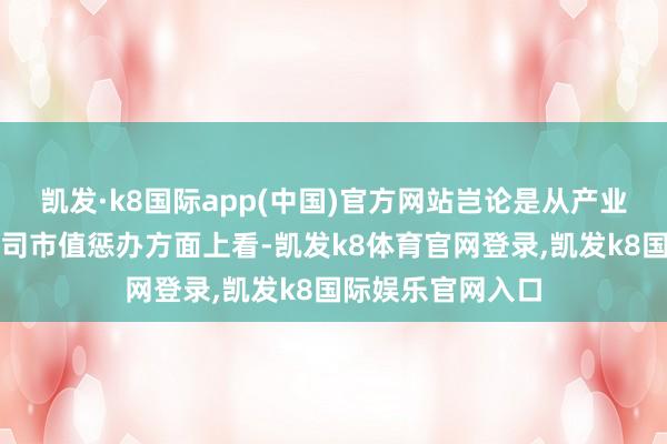 凯发·k8国际app(中国)官方网站岂论是从产业发展讨论还是公司市值惩办方面上看-凯发k8体育官网登录,凯发k8国际娱乐官网入口